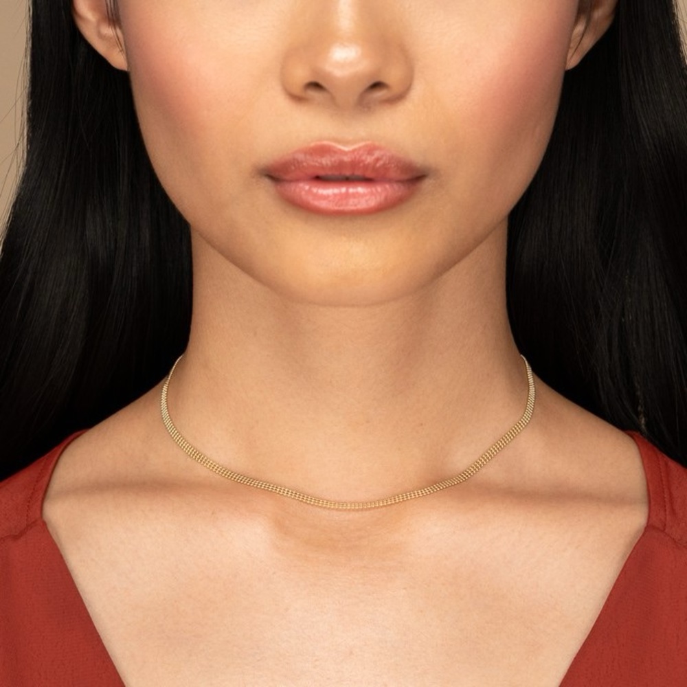 Mejuri Triple Beaded Chain Necklace *Sold out*